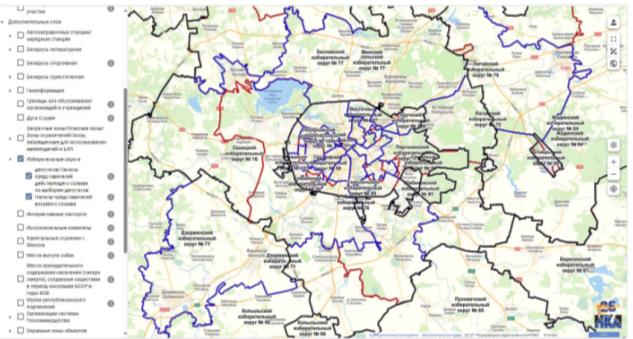 Выборы-2024: границы избирательных округов нанесены на публичную кадастровую карту