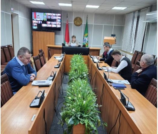 Сегодня главным управлением землеустройства Гомельского облисполкома проведено совещание с использованием видеоконференцсвязи Сегодня главным управлением землеустройства Гомельского облисполкома проведено совещание с использованием видеоконференцсвязи