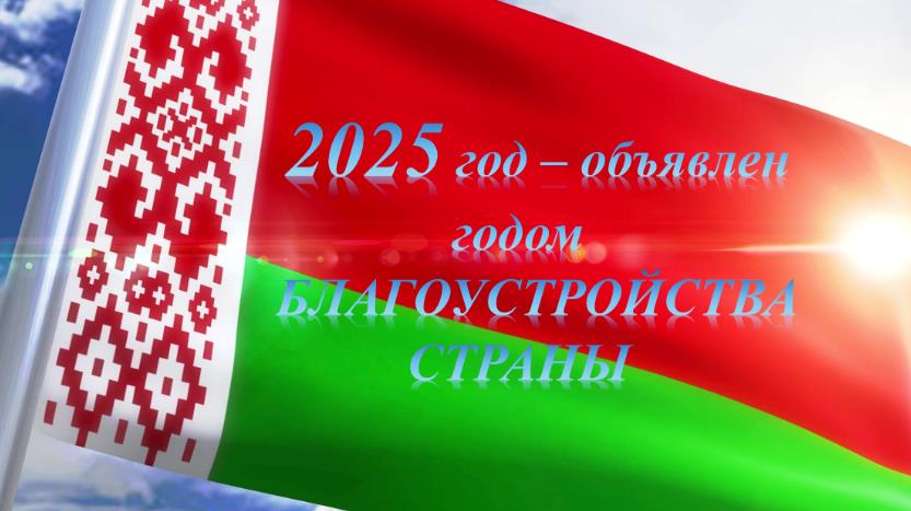 2025 год объявлен Годом благоустройства 2025 год объявлен Годом благоустройства