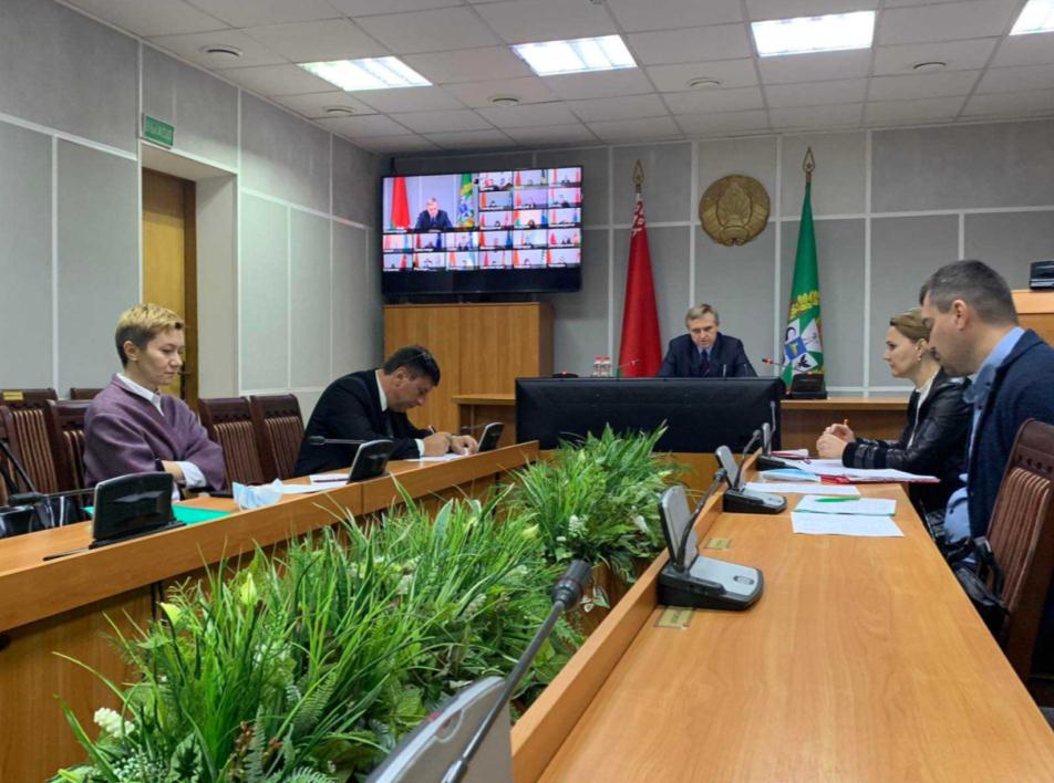 25 августа  2021 года в формате видеоконференцсвязи состоялось заседание коллегии главного управления землеустройства Гомельского облисполкома