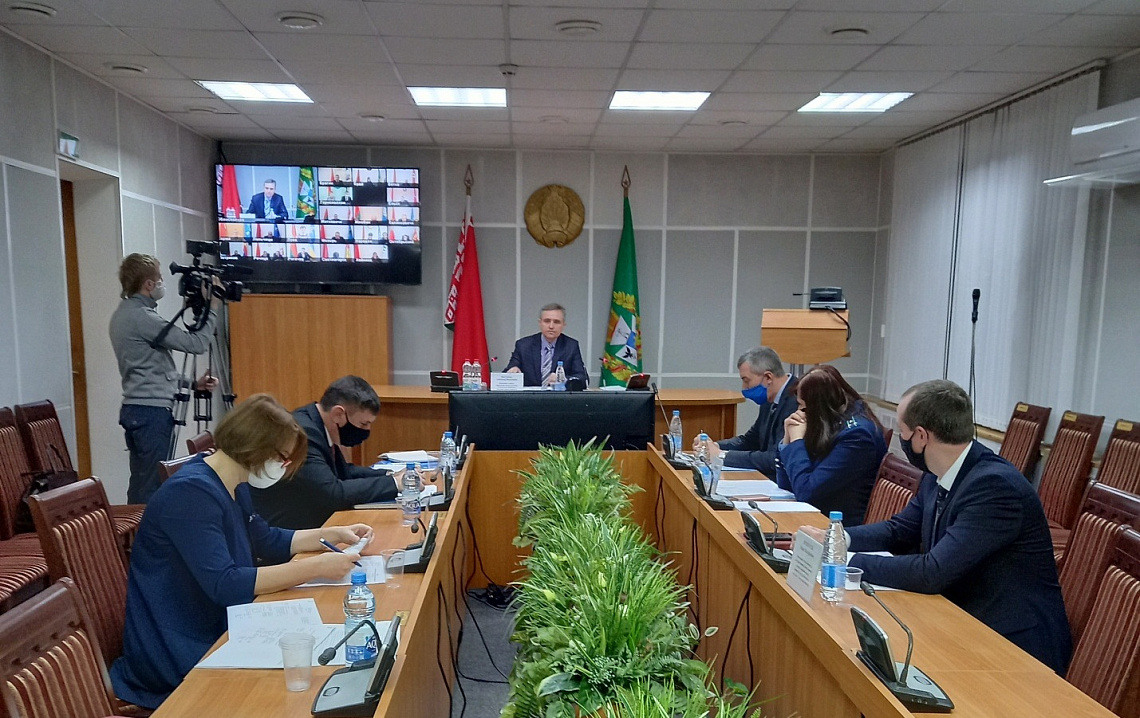 27 января 2021 года в формате видеоконференцсвязи состоялось заседание коллегии главного управления землеустройства Гомельского облисполкома, посвященное результатам работы за 2020 год. 27 января 2021 года в формате видеоконференцсвязи состоялось заседание коллегии главного управления землеустройства Гомельского облисполкома, посвященное результатам работы за 2020 год.