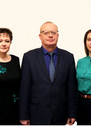 Коллектив отдела землеустройства Калинковичского райисполкома